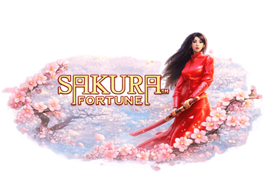Sakura Fortune japāņu ķiršu ziedu automāts ar samuraju princeses tematiku